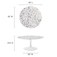 thumbnail image 5 of Lippa 36" Round Terrazzo Coffee Table, 5 of 6