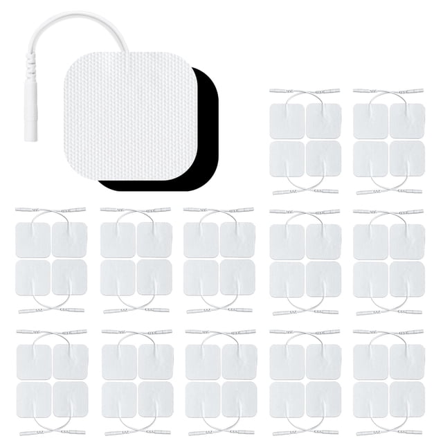 Paquete de 48 almohadillas de repuesto de 5 x 5 cm, reutilizables más de 45 veces. Almohadillas autoadhesivas mejoradas, color blanco.