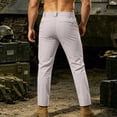 thumbnail image 4 of LODIENY Men's Hiking Pants with Zipper Pockets Water Resistant Windproof Outdoor Sweatpants Lightweight Straight Leg Quick Dry Fishing Work Trousers Beige XXL, 4 of 9