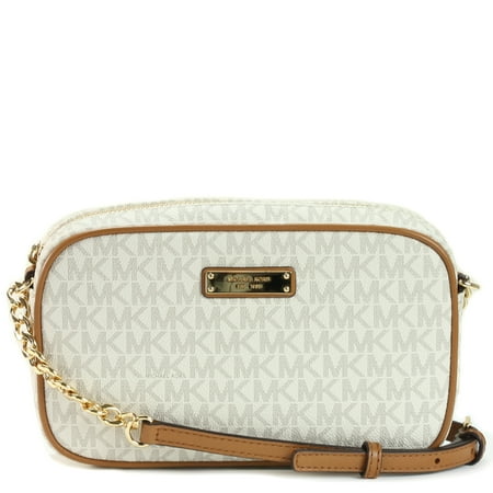 Michael Kors - Jet Set Medium Logo Crossbody - Vanilla - 32S7GJSC8B-150 ...