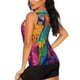 thumbnail image 3 of Fotbe Vibrant Parrot Splash Art Blusas Sin Mangas para Mujer – Estilo Casual, Corte Suelto, Slim-Fit, Cuello Redondo Deportivo, Tops de Verano para Gimnasio y Yoga-Small, 3 of 7