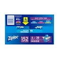 thumbnail image 2 of Ziploc Double Zipper Freezer Bags, Gallon, 152 Ct, 2 of 4