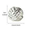 thumbnail image 2 of 1PC Silver Decor Knot for Coffee Table Decor Books, Book Shelf Decor Accents, Home Decor Aesthetics, Console Entry Table Decor, Decorative Objects,3.15" x 3.7", 2 of 7