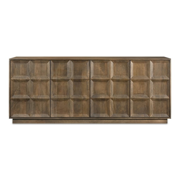 Moe's Home Collection Bowen Sideboard Deep Brown Wood Sideboards & Storage