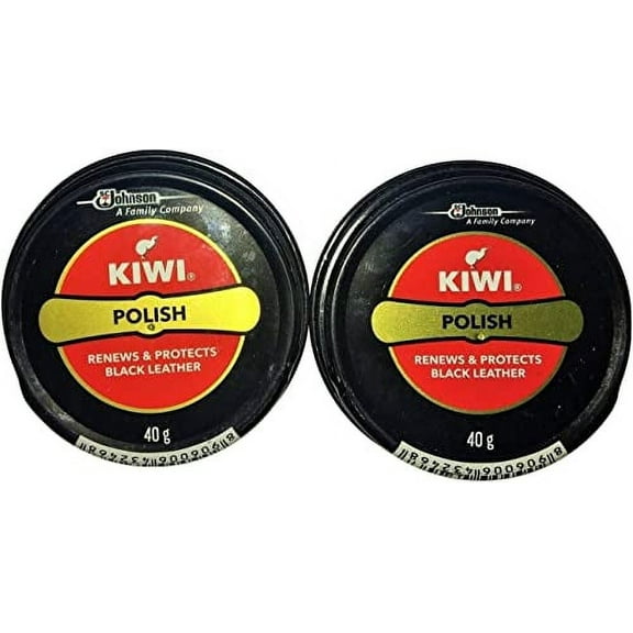 By King Of Wonder Kiwi Shoe Polish Paste (Pack Of 2) (Black)