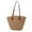 Khaki, variant on XINXIAOO Women's Handmade Woven Straw Tote, Summer Mesh Hollow Beach Shoulder Bag