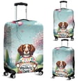 thumbnail image 2 of Happy Mother's Day Best Brittany Spaniel Mom Ever Travel Luggage Cover Brittany Dog Lover Gifts Idea Suitcase Dust Protective Decor - 03002, 2 of 5