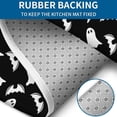 thumbnail image 4 of Halloween Ghost and Bat Silhouette Pattern Bathroom Rugs Sets 3 Piece,Toilet Cover Set,Absorbent Non Slip Bathroom Mats Sets with U-Shaped Contour Rug Toilet Rug Set, 4 of 5