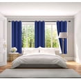 thumbnail image 1 of Juego de 2 cortinas de lujo Adam Royal, color 100% opaca, térmicas, con ojales, para dormitorio, decoración del hogar., 1 of 6