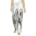 thumbnail image 2 of Picia Running White Horses Womens Soft Woven Cotton Elastic Waistband Sleep Pajama Pant Lounge Sleep Pant With Pockets And Drawstring-X-Large, 2 of 9