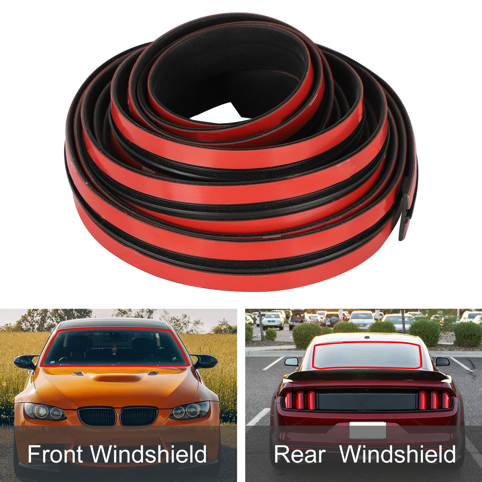 Car Edge WeatherStrip, TSV 3m/9.8ft Universal Car Weather Car Edge WeatherStrip, TSV 3m/9.8ft Universal Car Weather