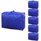 thumbnail image 3 of Bolsas para guardar ropa (6 unidades) | Organizador portátil de gran capacidad para armario | Cierre de doble cremallera y asa reforzada | Tela no tejida | Cajas de almacenamiento plegables para, 3 of 9