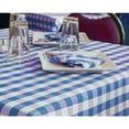 thumbnail image 1 of Nappe 120"x120 Pouces Tissu 6 oz. 100 % Polyester Filament "Visa Check" Couleur Bleue 2/pack, 1 of 1