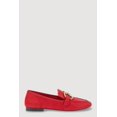 thumbnail image 2 of Women's Faux Suede Loafers with Metallic Pendant, 2 of 3