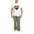 thumbnail image 5 of CafePress - Isupportgayrights Men's Light Pajamas - Men's Light Loose Fit Cotton Pajama Set, 5 of 7