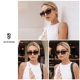 thumbnail image 2 of Gafas de sol SOJOS Trendy Rectangular SJ2238 Blancas para Mujer, 2 of 5