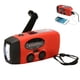 thumbnail image 1 of Radio dinamo con manivela solar y linterna LED, batería de 2000 mAh, NiMH, 1 unidad, 1 of 10
