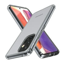 Slim Clear Case for Samsung Galaxy A53 5G, High-Transparency Military Grade Soft Silicone Shockproof Drop Resistant Non-Yellowing Anti-Scratches Lens Protection Thin Fit Case, Black