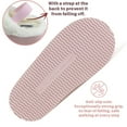 thumbnail image 6 of BERANMEY Thick-Soled Fuzzy Slippers for Women & Men - Cozy Platform House Shoes with Anti-Slip Sole, Warm Plush Lined Indoor Outdoor Short Ankle Slippers, 6 of 7