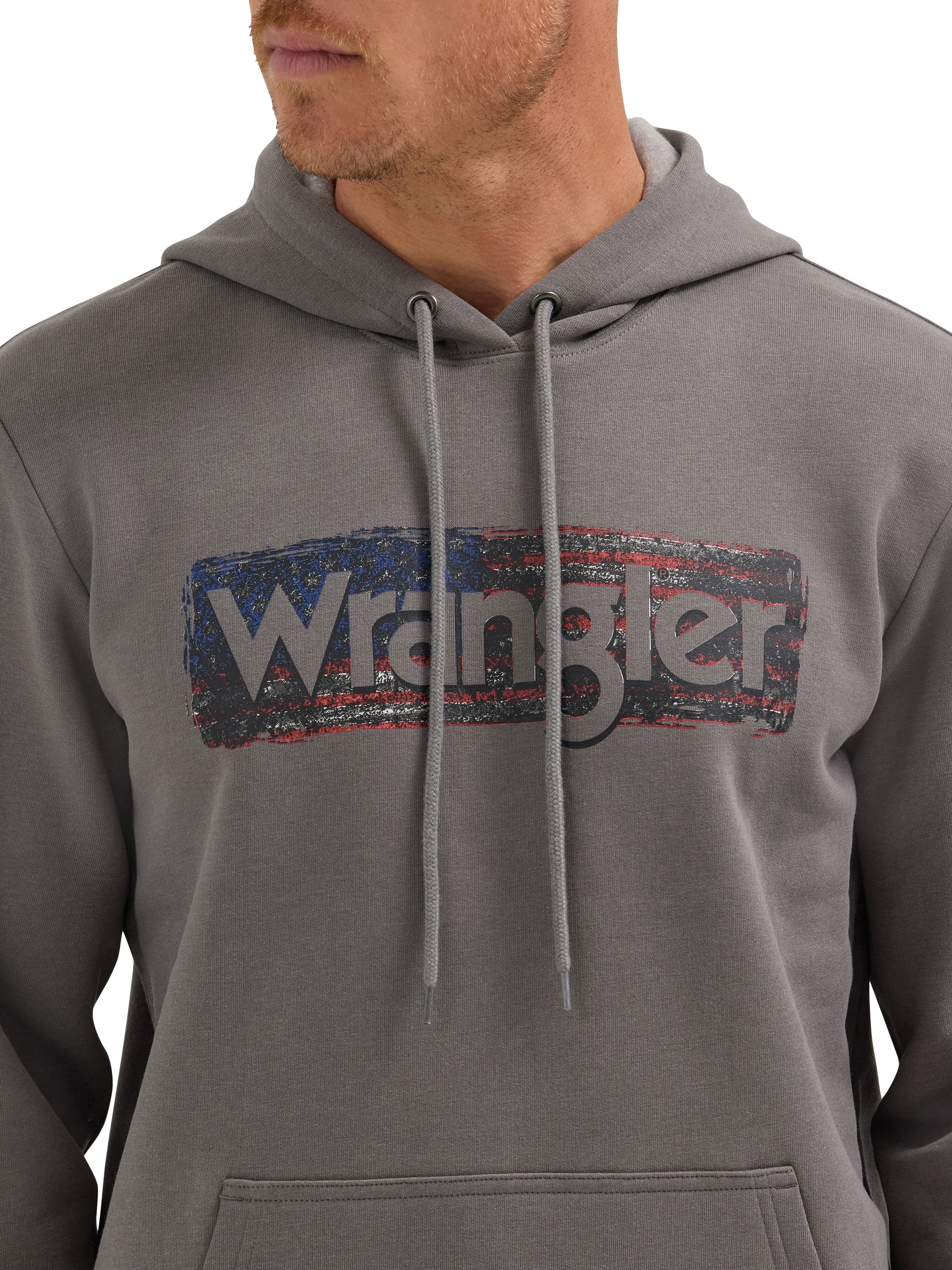 Wrangler® Men's and Big Men's Regular Fit Graphic Hoodie, Sizes S-2XL
