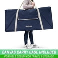 thumbnail image 5 of GoSports Giant Portable 4 in a Row Game Dark Wood Stain - Huge 4 Foot Width - with Rules and Carry Bag, 5 of 6