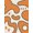 Orange, Pattern 6, variant on ODIKA 4'x6' Pastel Multicolor Evening Terrace Vibes Washable Area Rug Abstract Shapes with Playful Modern Design Stain Resistant, Low Pile, Easy Care for Dorm Room, Small Living