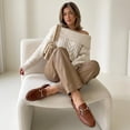 thumbnail image 6 of Cushionaire Yummy Slip On Womens Mules, Business Casual Loafers for Women with Low Heel and Metal Chain Detail, 6 of 16