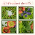 thumbnail image 4 of 18" Spring Wreaths for Front Door Summer Wreath with Green Eucalyptus Leaves, Orange Daisies, Artificial Wreath Green Foliage Wreath for Wall Window Farmhouse Party Holiday Home Decor, 4 of 5