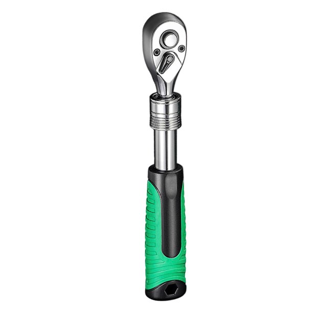 Llave con mango de trinquete, llave de tubo con interruptor reversible de liberación rápida, ajustable Longitud 310 mm