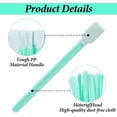 thumbnail image 3 of 100 Pcs Foam Cleaning Swab Stick, Professional Foam Cleaning Swab Sticks, 4.9" Green Square Rectangle Foams Clean Swabs Sticks for Optical Equipment, Camera, Optical Lens, Guns, 3 of 7