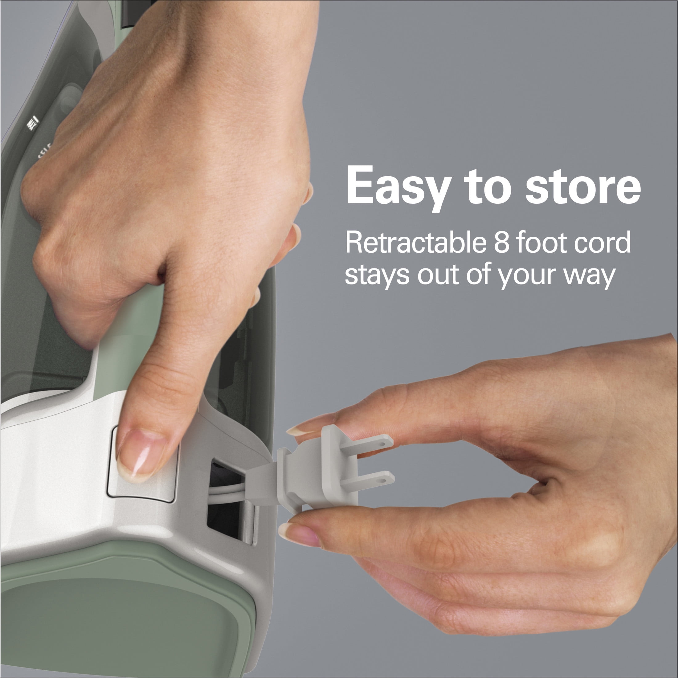 Hamilton Beach Durathon Digital Clothing Iron, Steam Iron for Clothes with Nonstick Soleplate