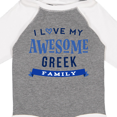 thumbnail image 4 of Inktastic Greek Family Pride Awesome Boys or Girls Long Sleeve Baby Bodysuit, 4 of 5