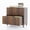 Dark Walnut, variant on PEXMOR 2-Drawer Lateral File Cabinet, Fluted Design, Letter, Legal, A4 Storage, Dark Walnut