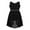 Black, variant on YiZYiF Kids Girls Wedding Birthday Party Dress Chiffon Rhinestone Holiday Prom Gown White 8