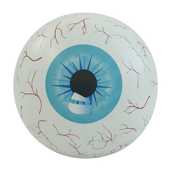 Uuiauoio Halloween Eyeball Inflatable Decoration, 15.7 Inch PVC Balloon for Indoor and Outdoor Parties,Festive Prop for Garden and Courtyard Displays,Halloween Party Yard Garden Decor