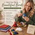 thumbnail image 4 of DIY Fabric Animal Sewing Craft Kit, Beginner Handmade Plush Making Set with Bird Gnome Dog Cat Patterns, Creative Art Gift Kit for DIY Handcraft Lovers, 4 of 7