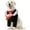 Black Waiter, variant on UOSIA Cowboy Dog Costume with Hat - Blue Cat & Small Dog Halloween Costume