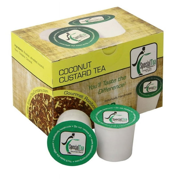 Special Tea Coconut Custard Rooibos Tea Single Serve Cups