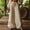 #625-Beige, variant on Women's Linen Cotton Wide Leg Pants, Solid Color Bohemian Style with Side Pockets and Drawstring Elastic Waist, Casual Comfortable Loose Fit for Daily Wear