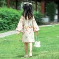 thumbnail image 5 of Ruyang Little Girls Dress for Chinese New Year, Kids Girl Long Sleeve Tang Suit Traditional Dress Retro Ethnic Cheongsam, 5 of 9
