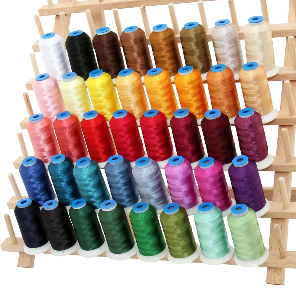 Beautiful 40 Cone Set of Rayon Embroidery Thread Set by Threadart