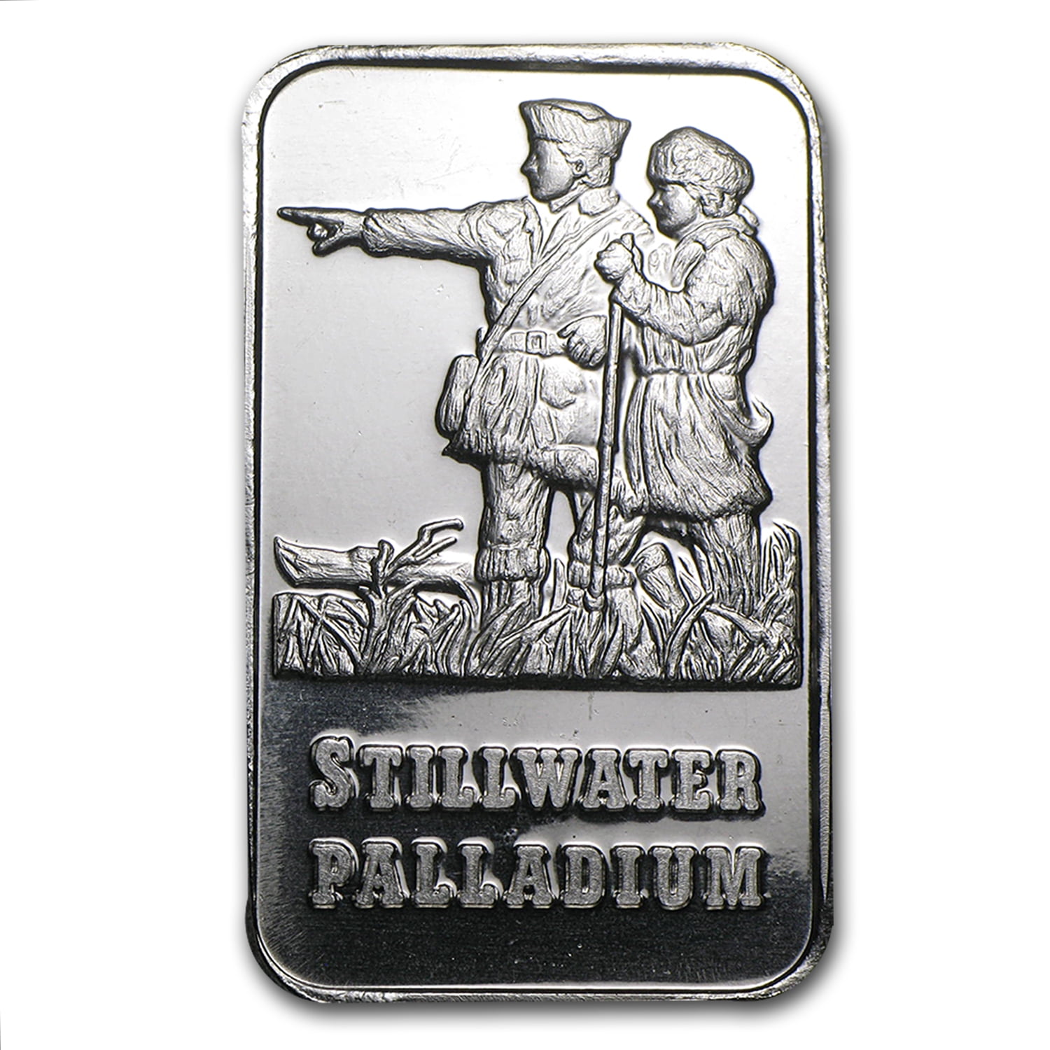 1 oz Palladium Bar - Johnson Matthey Lewis & Clark (No Assay)