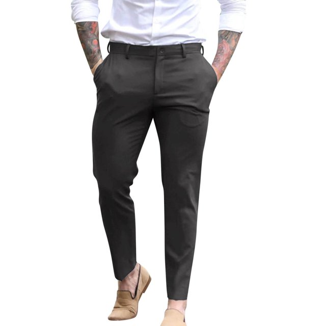 SHIXIAOO Mens Casual Sports Thickened Pants Pocket Color Large Sanitary Pants