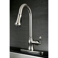 thumbnail image 2 of Kingston Brass GSY7775ACL Kitchen Faucet with Pull-Down Sprayer, Oil Rubbed Bronze, 2 of 9