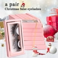 thumbnail image 4 of Happy date 5 Pairs Eyelash Extension Lengthening Wisps - Featherlight Synthetic Reusable Artificial Eyelashes Clusters for that Authentic Christmas Cartoon Decor Eyelash Extension Look, 4 of 8