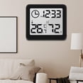 thumbnail image 4 of Paquete de 2 a 5 relojes digitales de escritorio que funcionan con pilas, fácil de leer, reloj electrónico 5 piezas Sunnimix medidor de humedad, 4 of 8