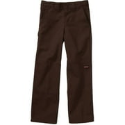 Angle View: Boy's Slim Double-Knee Multi Pocket Twill Pants