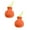 Orange 2PCS, variant on 6/5/4/3/2/1pcs Party Colored Powder Balls,Party Graduation Color Powder Refillable Holi Color Combine Color Powder Fun Throwing Atmosphere Supplies,Used for Home School Holidays