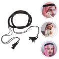 thumbnail image 4 of Men Arab Head Scarf Rope with Tassel Muslim Head Wrap Headband Headwear Accessory, 4 of 5