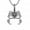 Silver, variant on ievspot 1 Pcs Men's Large Heavy Stainless Steel Pendant Necklace Silver Black Scorpion Necklace Gothic Pendant Necklace